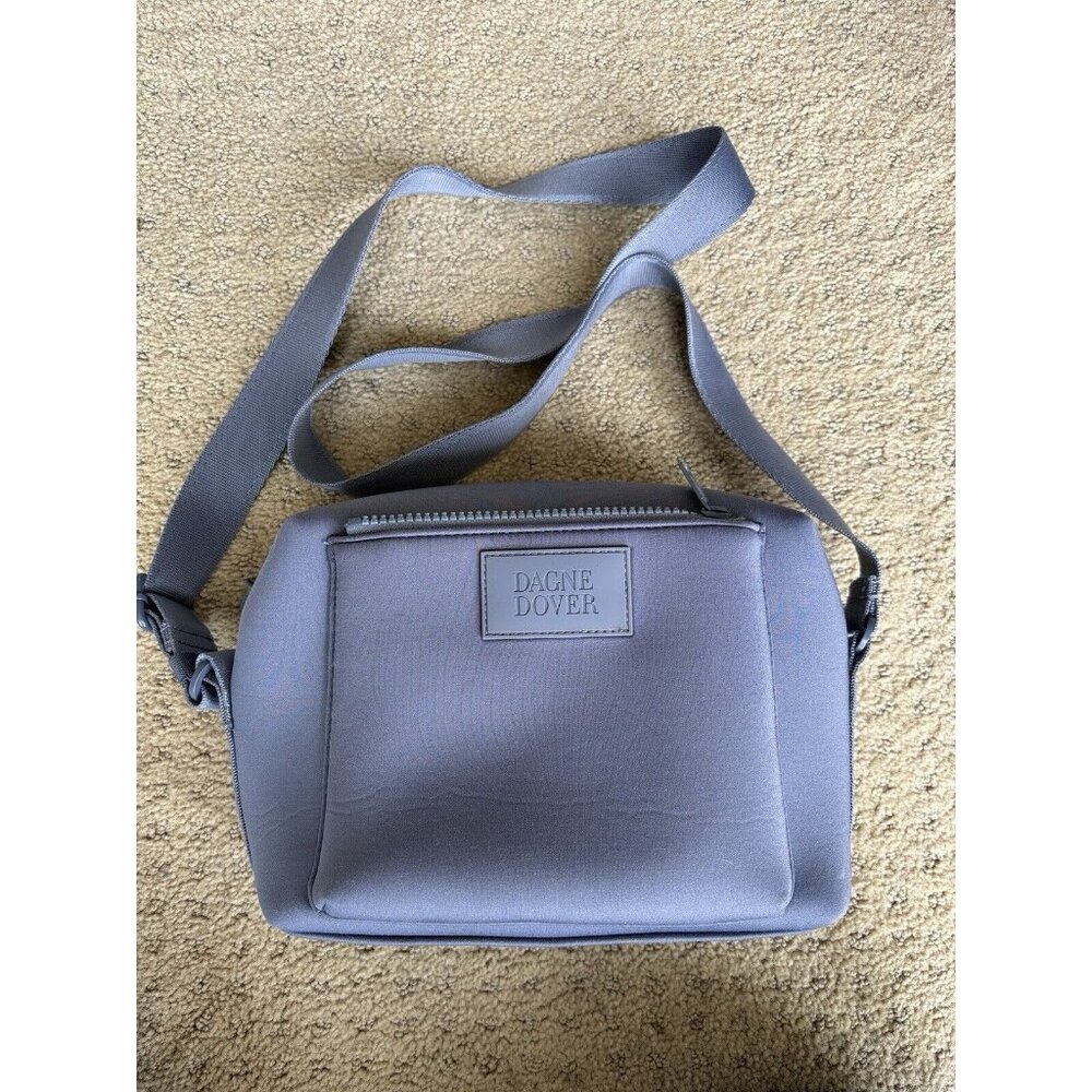 Dagne Dover Micah Crossbody Lavender Gray Bag Neoprene Handbag Purse